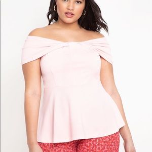 Eloquii peplum blouse